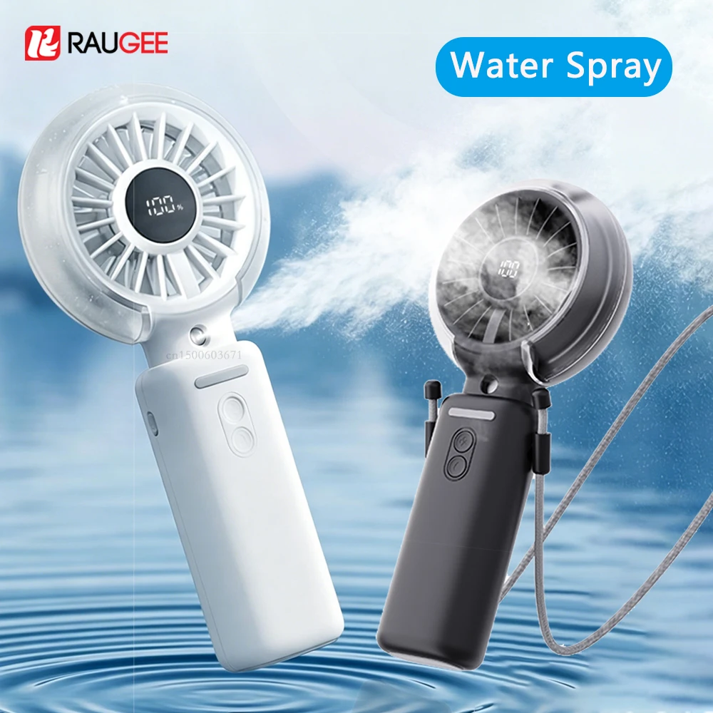 Portable Folding Handheld Fan 3600mAh Desktop Rechargeable Fan Mini Water Spray Neck Hanging Fan Outdoor Travel Mist Fan
Portable Folding Handheld Fan 3600mAh Desktop Rechargeable Fan Mini Water Spray Neck Hanging Fan Outdoor Travel Mist Fan