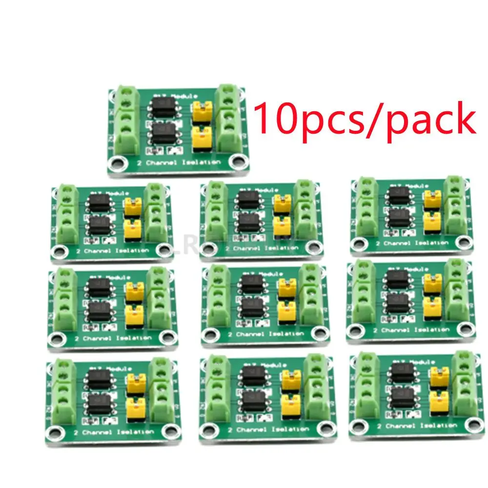 A package of ten 817 optocoupler 2-way voltage isolation board Voltage control switching module drives the photoelectric isolati
A package of ten 817 optocoupler 2-way voltage isolation board Voltage control switching module drives the photoelectric isolati