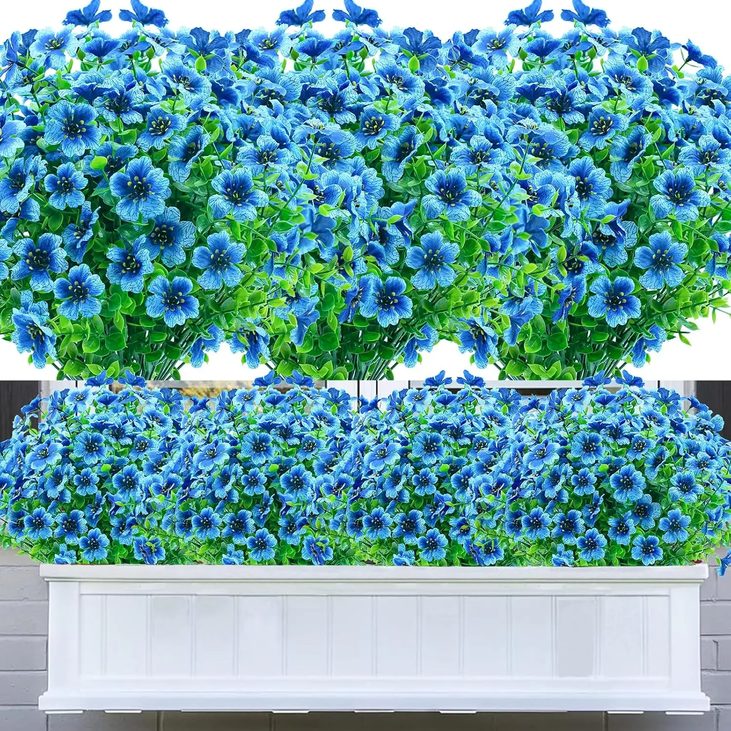 20 Bundles Outdoor Artificial Flowers,UV Resistant Fake Flowers Outdoor Plastic Plants Faux Silk Flower for Outside Indo
20 Bundles Outdoor Artificial Flowers,UV Resistant Fake Flowers Outdoor Plastic Plants Faux Silk Flower for Outside Indo