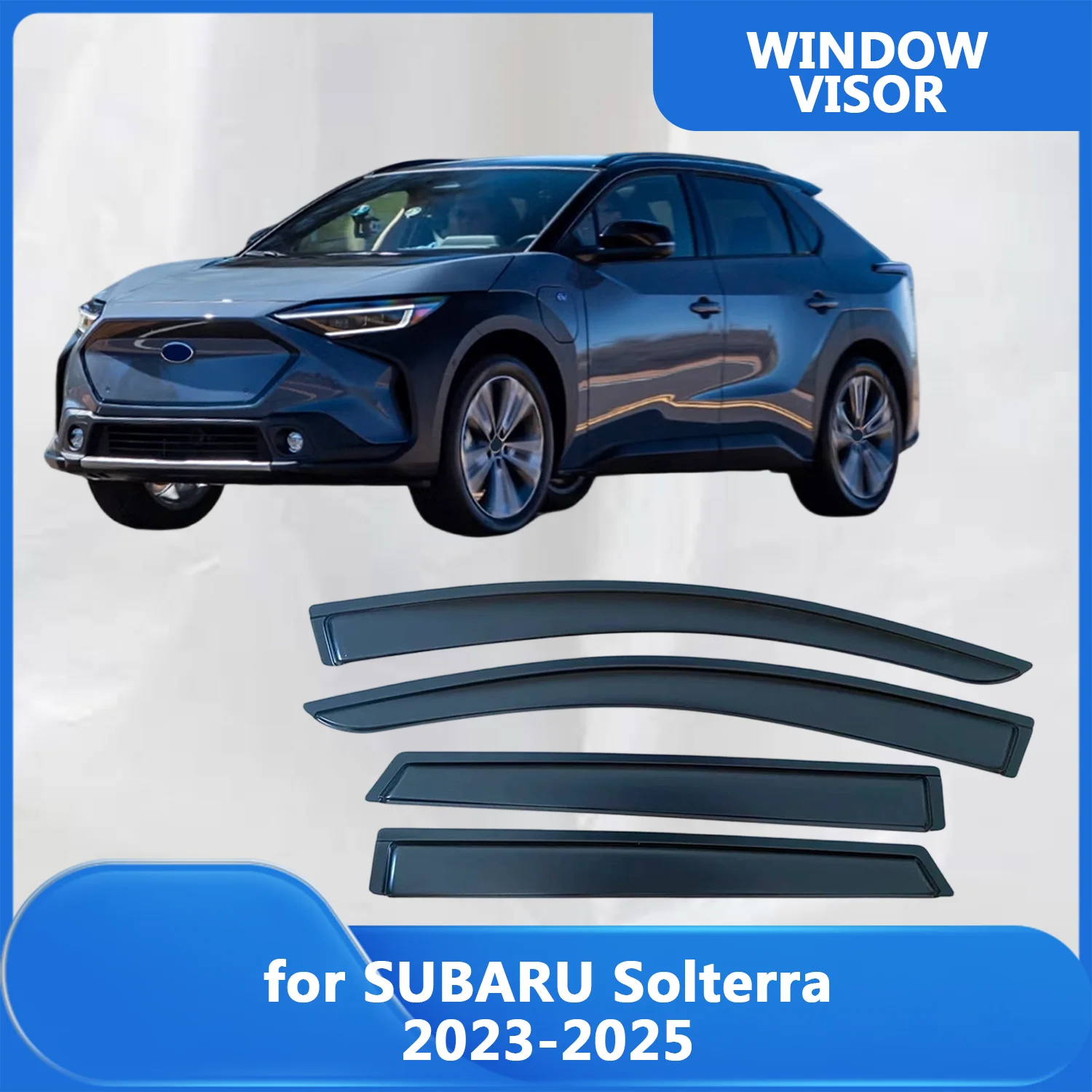 Weathershield for SUBARU Solterra 2023 2024 2025 Sun Rain Deflector Guard Car Side Window Deflector Out-Channel Tape On
Weathershield for SUBARU Solterra 2023 2024 2025 Sun Rain Deflector Guard Car Side Window Deflector Out-Channel Tape On