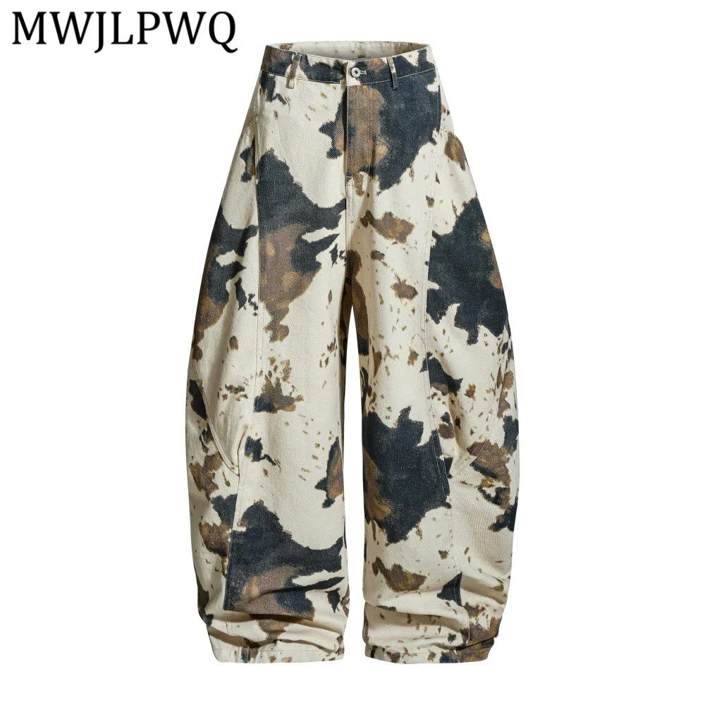 MWJLPWQ Tie-Dye Printed Wide-Leg Pants Men's Niche Vibe Trendy High Street Workwear Loose Silhouette Long Pants Autumn 14832
MWJLPWQ Tie-Dye Printed Wide-Leg Pants Men's Niche Vibe Trendy High Street Workwear Loose Silhouette Long Pants Autumn 14832