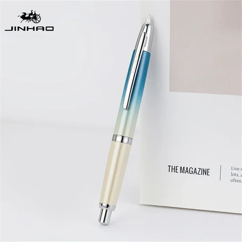 New JINHAO A10 Series Ink Pens Rotating Ink Suction Embedded Tip EF/F Nib Writing Stationery Gift Luxury Office Supplies
New JINHAO A10 Series Ink Pens Rotating Ink Suction Embedded Tip EF/F Nib Writing Stationery Gift Luxury Office Supplies