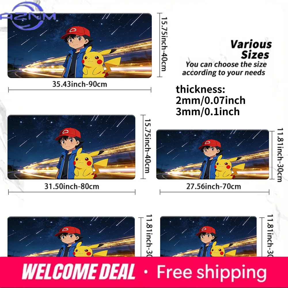 Pokemon Ash & Pikachu Starry Night Gaming Mouse Pad Non-Slip Desk Mat
Pokemon Ash & Pikachu Starry Night Gaming Mouse Pad Non-Slip Desk Mat