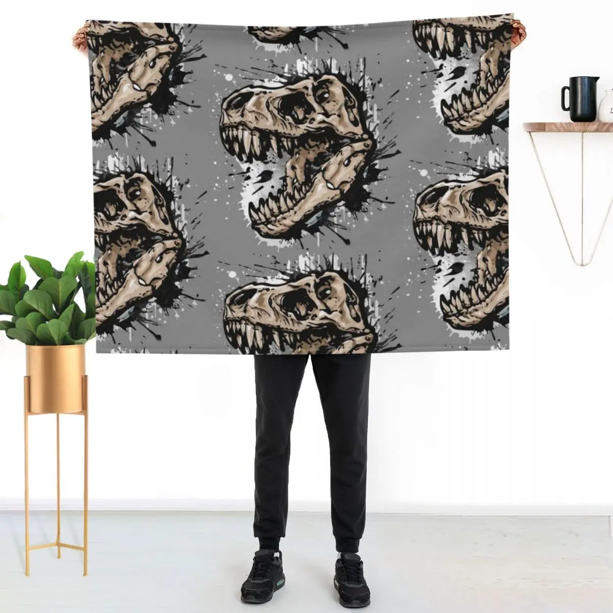 Dinosaur - tyrannosaurus rex - trex - t-rex Throw Blanket Soft Cozy Blanket for Pet Kids Adults
Dinosaur - tyrannosaurus rex - trex - t-rex Throw Blanket Soft Cozy Blanket for Pet Kids Adults