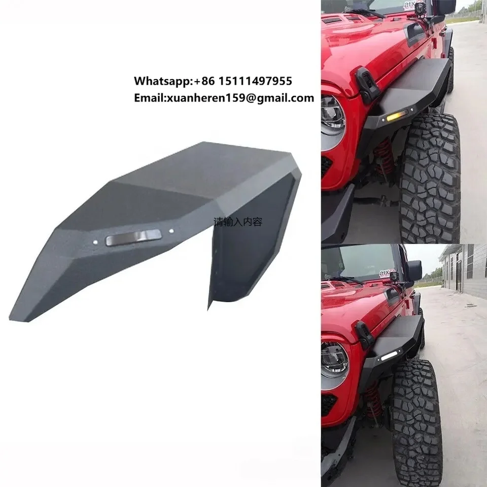 LUFENG 4x4 Car Offroad Accessories Car Aluminum Fender Flares for Jeep Wrangler JL 2018+
LUFENG 4x4 Car Offroad Accessories Car Aluminum Fender Flares for Jeep Wrangler JL 2018+