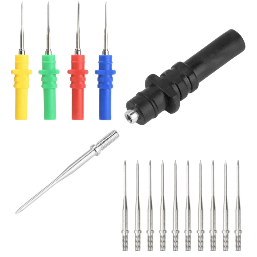 15pcs Automotive Diagnostic Test Probe Puncture Needles Oscilloscope Probe Pins Set Repair Tool Accessories
15pcs Automotive Diagnostic Test Probe Puncture Needles Oscilloscope Probe Pins Set Repair Tool Accessories