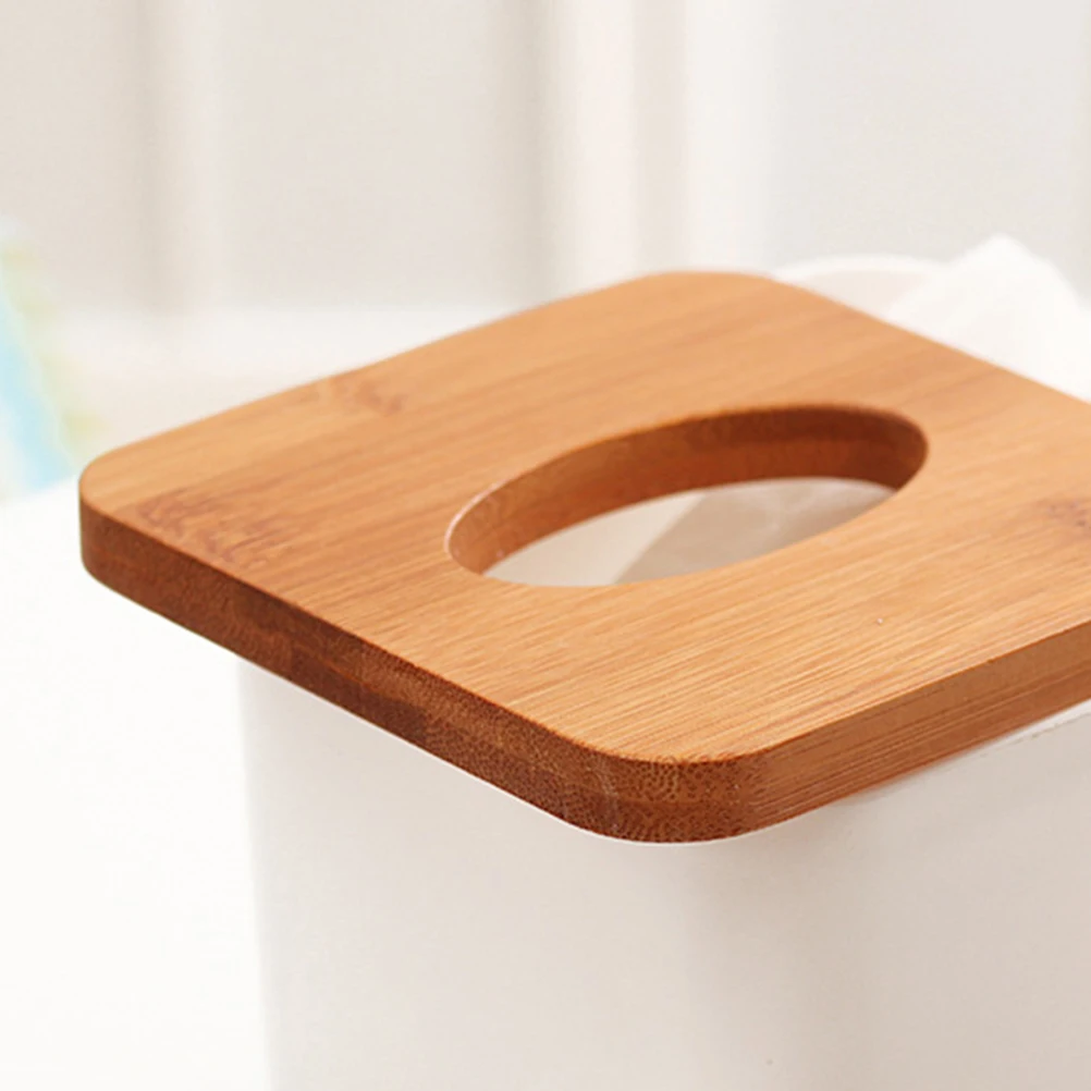 2PCS Holder Plastic Tissue Paper Tissue Container Box Bamboo Cover Simple Storage Container Decorative
2PCS Holder Plastic Tissue Paper Tissue Container Box Bamboo Cover Simple Storage Container Decorative
