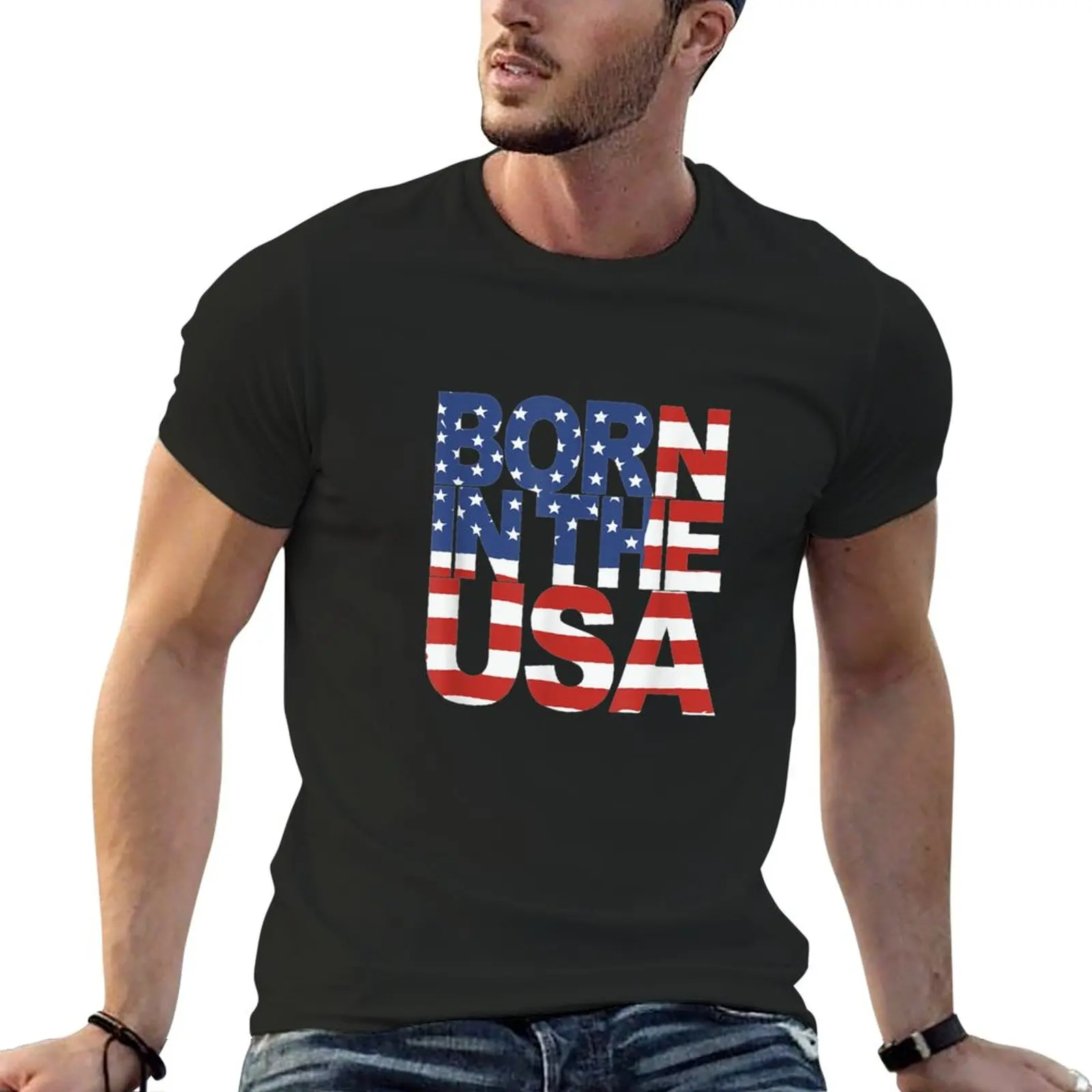 New Born In The Usa T-Shirt t shirt man vintage t shirt sweat shirt Oversized t-shirt Men's t-shirts
New Born In The Usa T-Shirt t shirt man vintage t shirt sweat shirt Oversized t-shirt Men's t-shirts