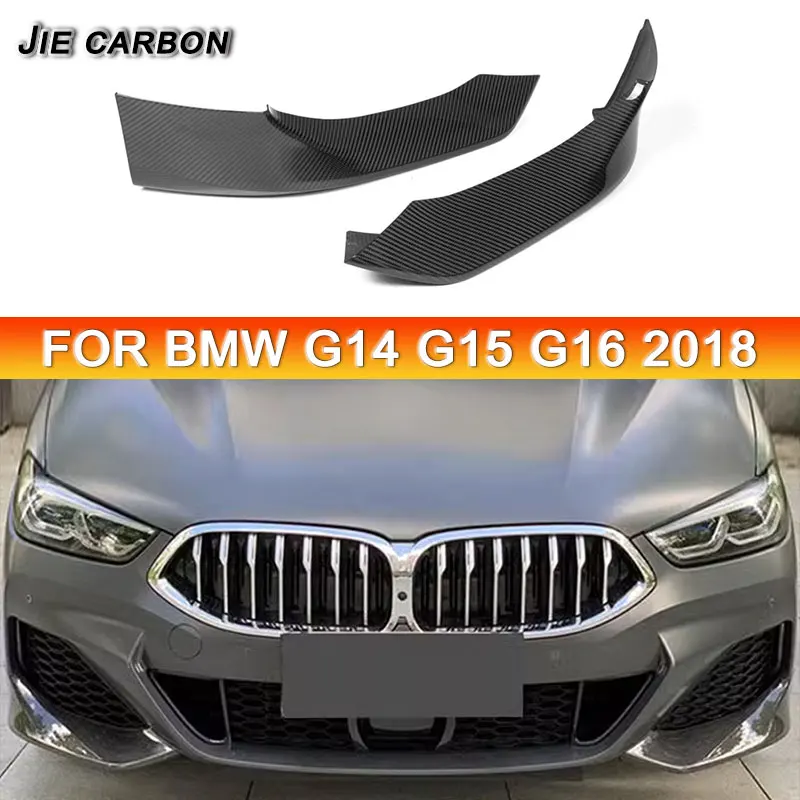 For BMW 8 Series G14 G15 G16 2018 Dry Carbon Fiber Car Front Bumper Splitter Car Styling Front Splitter Corner Trim Cover
For BMW 8 Series G14 G15 G16 2018 Dry Carbon Fiber Car Front Bumper Splitter Car Styling Front Splitter Corner Trim Cover