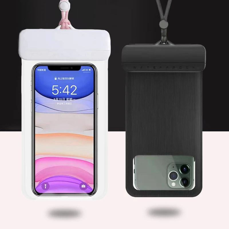 Waterproof Phone Bag TPU Touchscreen Swimming Bag Takeaway Drifting Phone Case Holder Cellphone Pouch Cover 7 Inch Universal
Waterproof Phone Bag TPU Touchscreen Swimming Bag Takeaway Drifting Phone Case Holder Cellphone Pouch Cover 7 Inch Universal