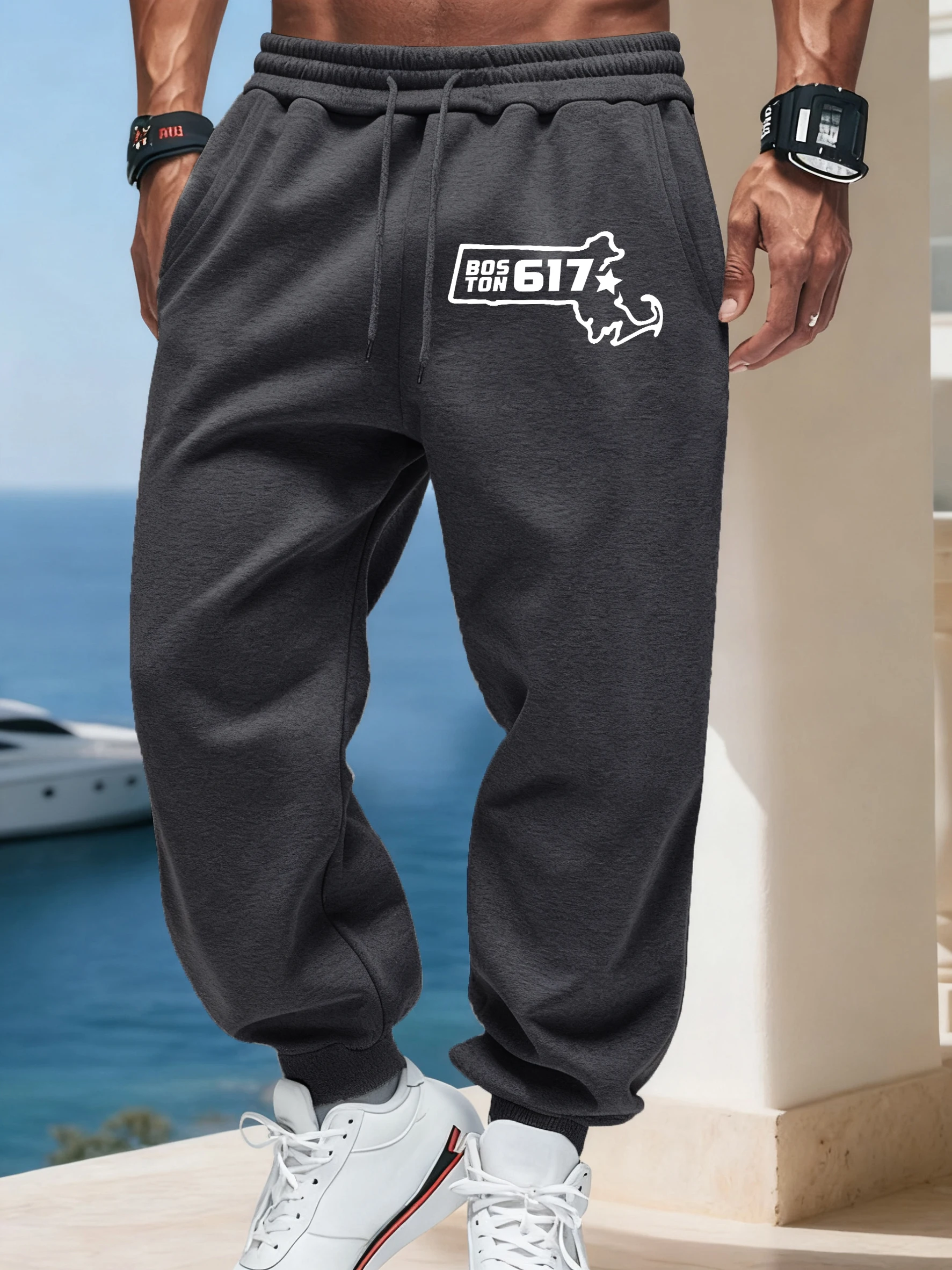 Boston 617 Letter Printing Unisex Soft Britches Drawstring Fashion Long Pant Warm Hip Hop Sweatpants Casual Street Pants Mens
Boston 617 Letter Printing Unisex Soft Britches Drawstring Fashion Long Pant Warm Hip Hop Sweatpants Casual Street Pants Mens