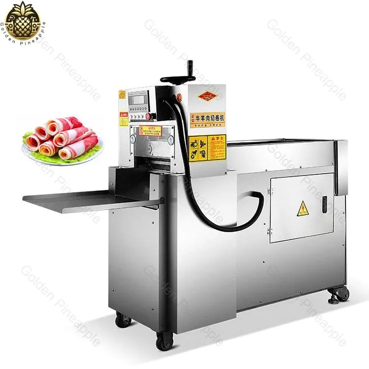 Automatic Frozen Meat Slicing Machine for Cheese Ham Sausage Bacon Beef Mutton Roll Slicing Cutter
Automatic Frozen Meat Slicing Machine for Cheese Ham Sausage Bacon Beef Mutton Roll Slicing Cutter