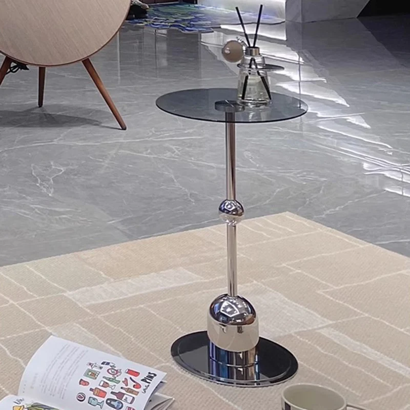 Italian Minimalist Stainless Steel Coffee Table Tempered Glass Small Space Sofa Side Table Compact Coffee Furniture Mesas FYCT
Italian Minimalist Stainless Steel Coffee Table Tempered Glass Small Space Sofa Side Table Compact Coffee Furniture Mesas FYCT