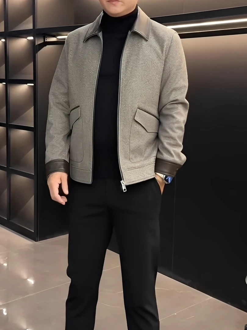 Мужская клетчатая куртка с воротником-стойкой, высококачественная, модная, приталенная, зимняя, новинка 2026 года, повседневная, на молнии, с длинными рукавами
Мужская клетчатая куртка с воротником-стойкой, высококачественная, модная, приталенная, зимняя, новинка 2026 года, повседневная, на молнии, с длинными рукавами