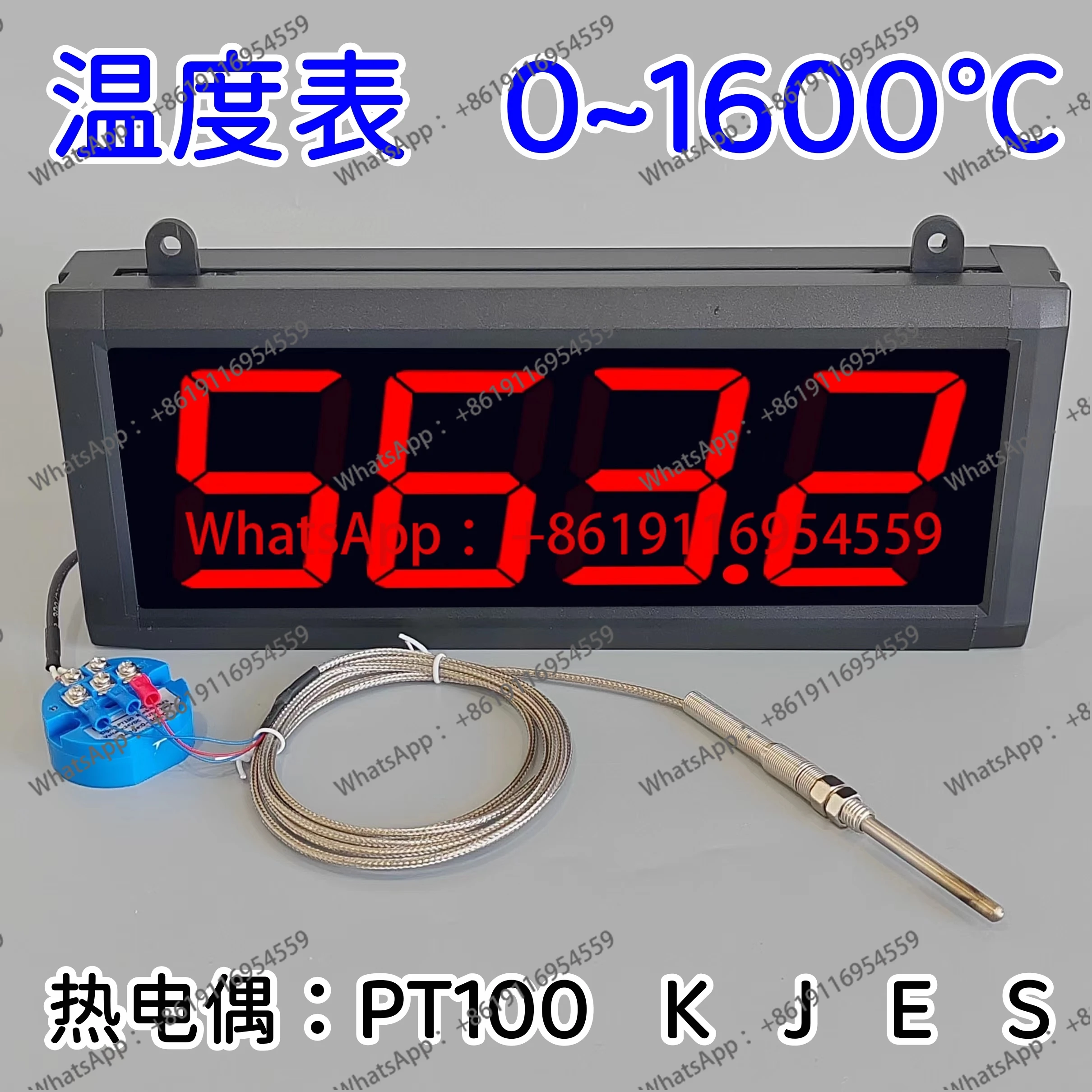 Цифровой термометр с большим экраном PT100, высокоточный дисплей, промышленный термометр для духовки типа k
Цифровой термометр с большим экраном PT100, высокоточный дисплей, промышленный термометр для духовки типа k