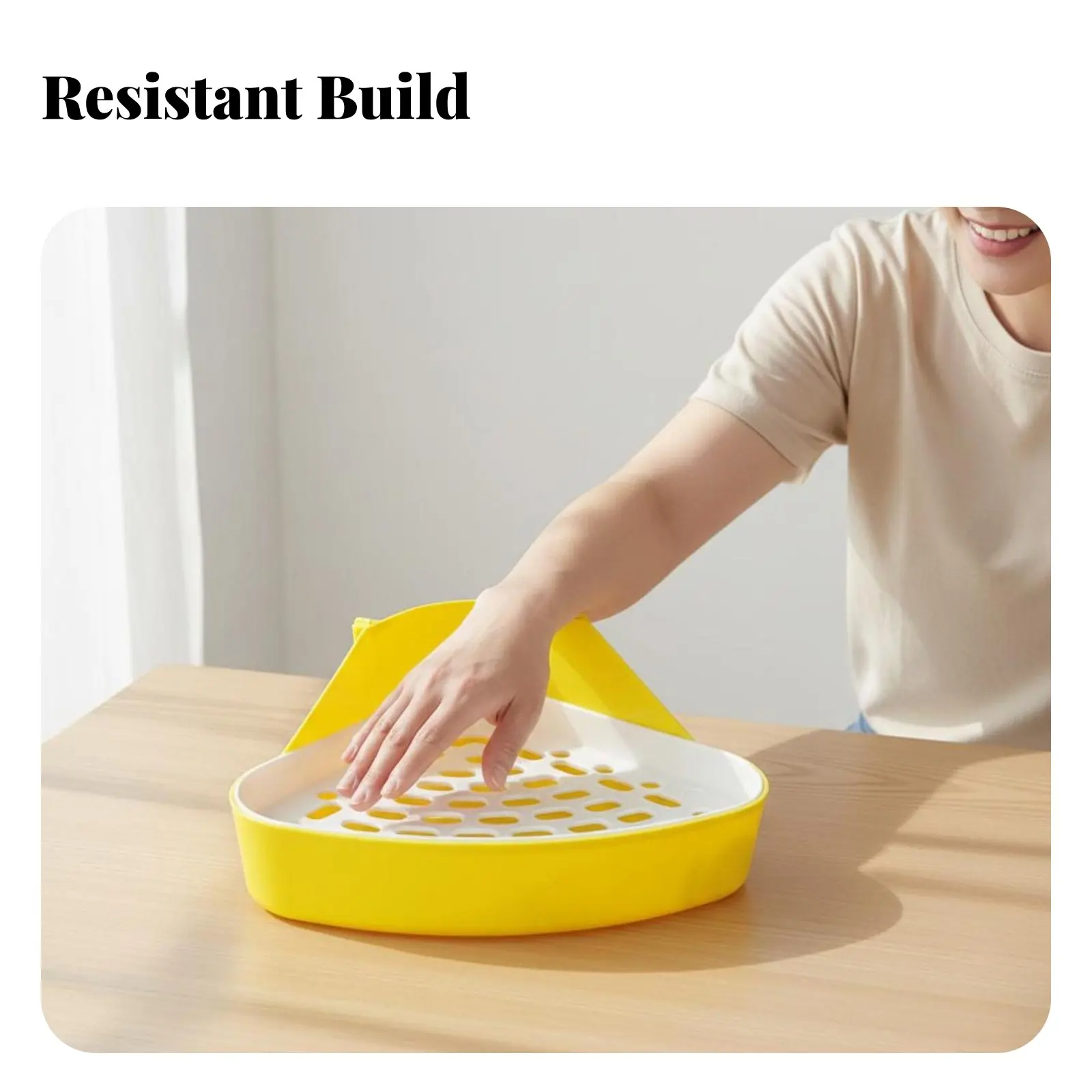 Small Pet Litter Box Spill-Resistant Guinea Pig Toilet Small Pet Enclosure Toilet Sturdy Plastic Corner Litter Pan with Grate
Small Pet Litter Box Spill-Resistant Guinea Pig Toilet Small Pet Enclosure Toilet Sturdy Plastic Corner Litter Pan with Grate