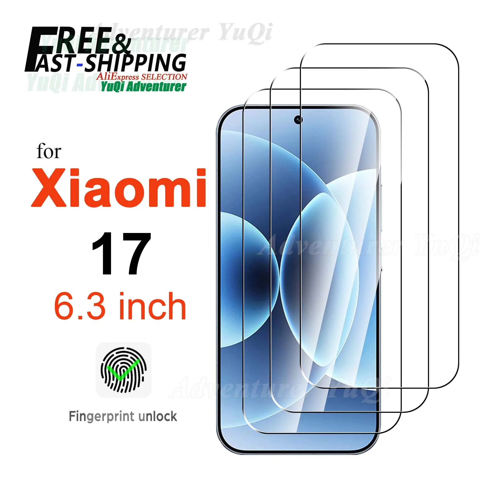 Screen Protector For Xiaomi 17 6.3 inch Tempered Glass HD 9H Transparent Clear Anti Scratch Case Friendly
Screen Protector For Xiaomi 17 6.3 inch Tempered Glass HD 9H Transparent Clear Anti Scratch Case Friendly