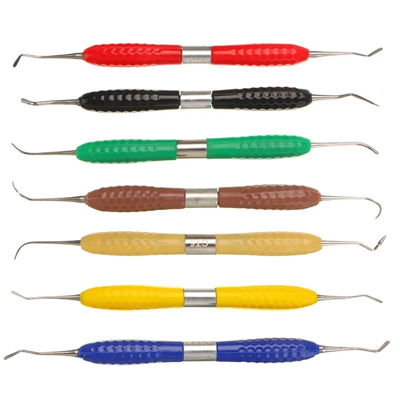 7Pcs Dentist Tools Resin filler Aesthetic restoration kit fit for LM Resin knife Plastic dresser with silicone handle
7Pcs Dentist Tools Resin filler Aesthetic restoration kit fit for LM Resin knife Plastic dresser with silicone handle