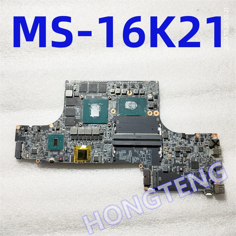 Оригинальная материнская плата MS-16K21 для ноутбука MSI MS-16K2 GS63VR GS73VR с I7-6700H I7-7700HQ и GTX1060M, работает отлично
Оригинальная материнская плата MS-16K21 для ноутбука MSI MS-16K2 GS63VR GS73VR с I7-6700H I7-7700HQ и GTX1060M, работает отлично