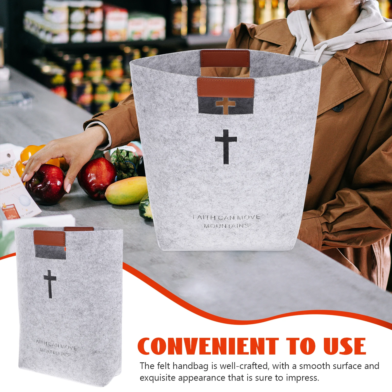 Bible Storage Tote Large Religious Gifts Capacity Shopping Bag Gray Bible Bags Women Grocery Bag Tote Religious Gifts
Bible Storage Tote Large Religious Gifts Capacity Shopping Bag Gray Bible Bags Women Grocery Bag Tote Religious Gifts