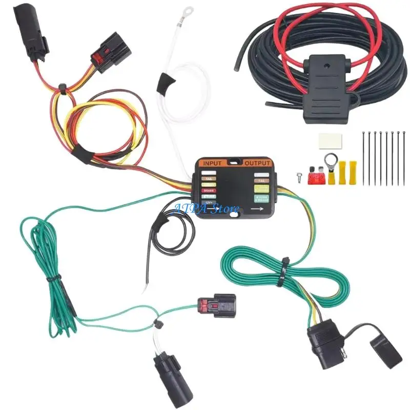 U13C Replacement 4Pin Trailer Connector 56406 Trailer Wiring Harness for Select Model
U13C Replacement 4Pin Trailer Connector 56406 Trailer Wiring Harness for Select Model