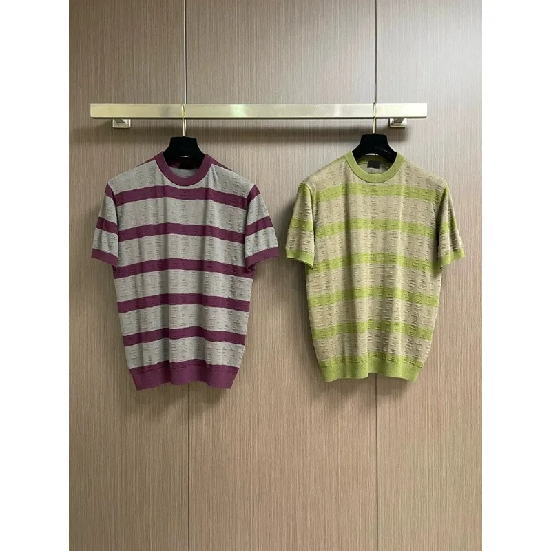 26ss New Style Zeg* Cotton Breathable Fashion Casual Retro Style Knitted Short-Sleeved T-Shirt
26ss New Style Zeg* Cotton Breathable Fashion Casual Retro Style Knitted Short-Sleeved T-Shirt
