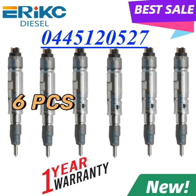 6PC 0445120527 New Common Rail Fuel Injector 0445 120 527 Engine Nozzle for Truck
6PC 0445120527 New Common Rail Fuel Injector 0445 120 527 Engine Nozzle for Truck