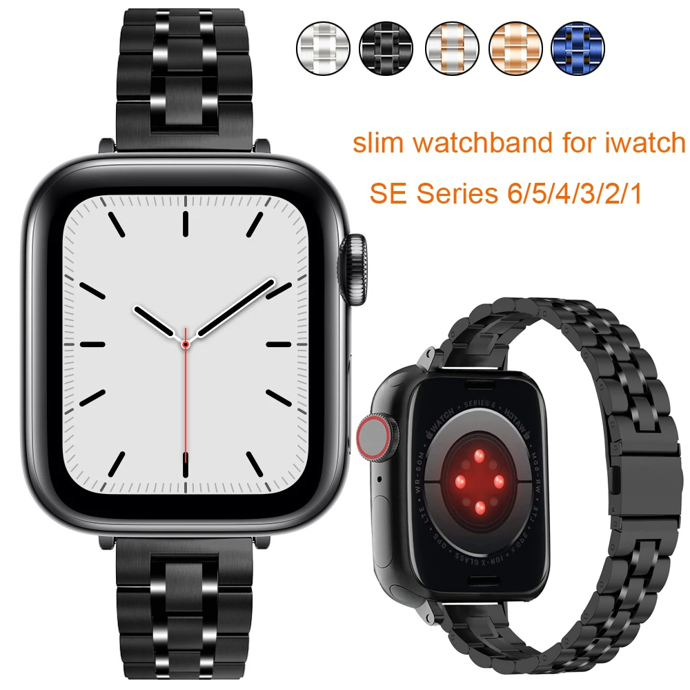 Thin strap for apple watch 40mm 38mm Stainless Steel band iWatch SE Series 6 5 4 3 44mm 42mm strap for apple watch 6 bands women
Thin strap for apple watch 40mm 38mm Stainless Steel band iWatch SE Series 6 5 4 3 44mm 42mm strap for apple watch 6 bands women