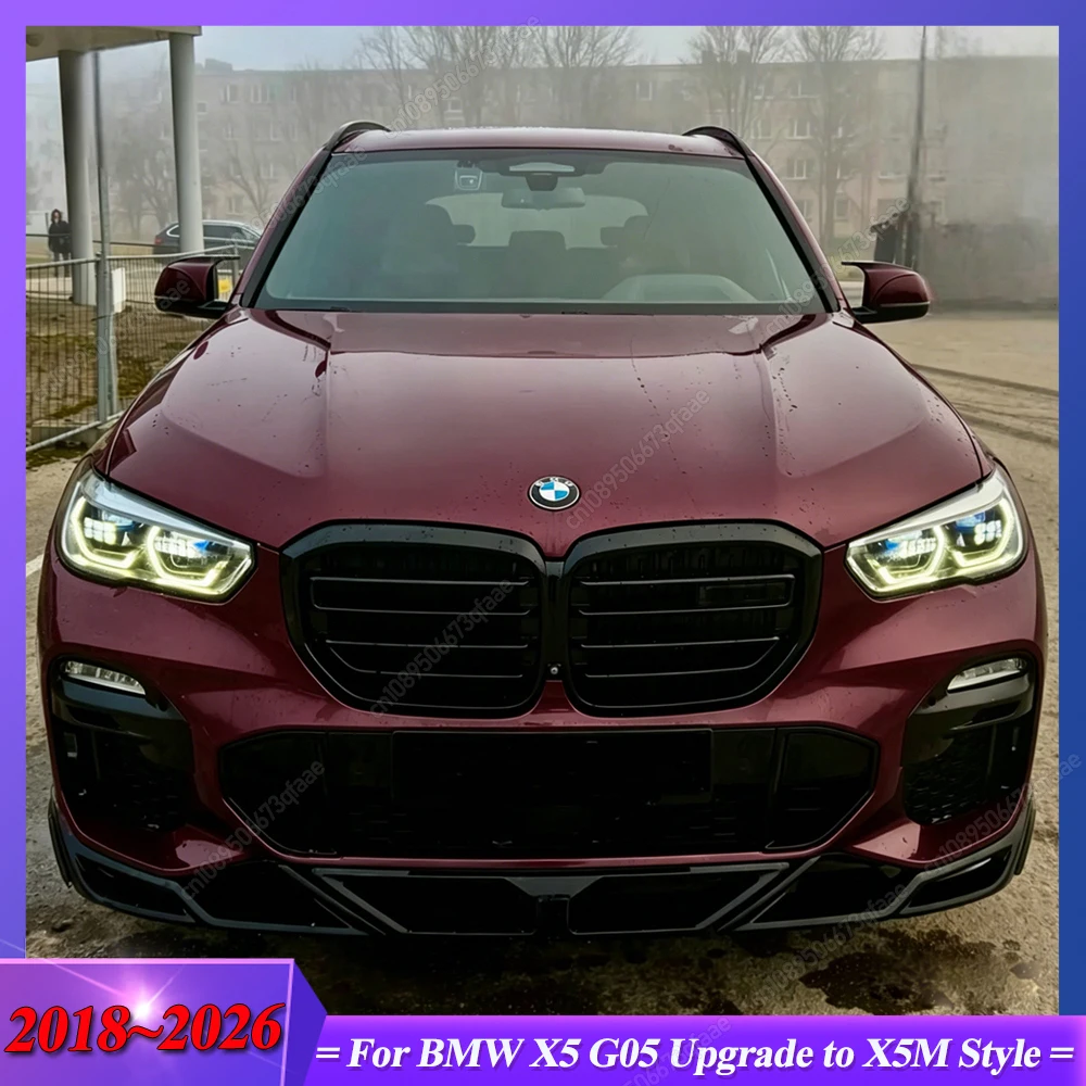 For BMW X5 G05 M50i M50d xDrive30d 40i 40d 45e 50e Upgrade to X5M Style Front Bumper Grille Grill Gloss Black Bodykits Tuning
For BMW X5 G05 M50i M50d xDrive30d 40i 40d 45e 50e Upgrade to X5M Style Front Bumper Grille Grill Gloss Black Bodykits Tuning