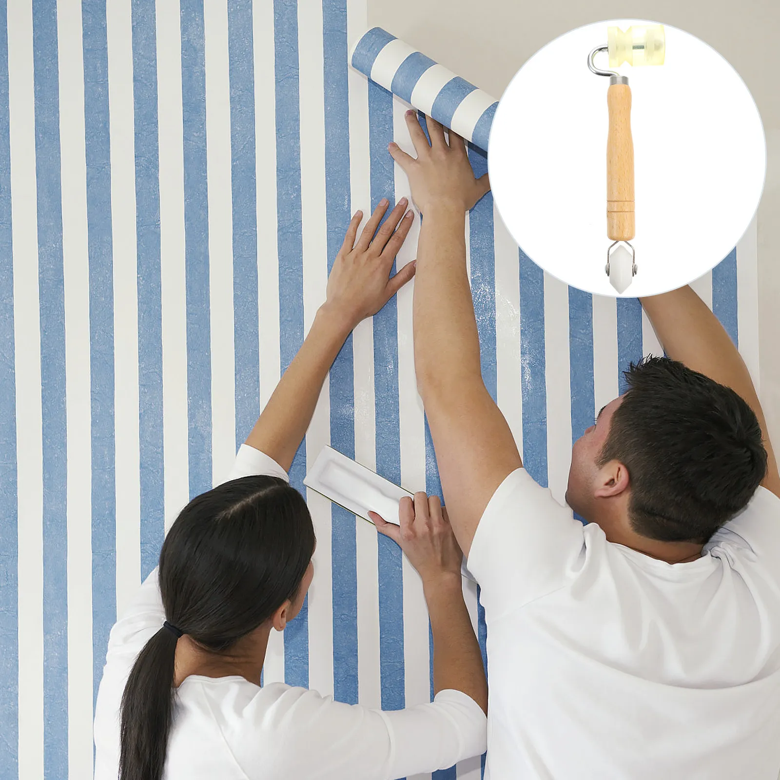 1 шт. Валик для обоев с деревянной ручкой и прижимным колесом для улучшения адгезии, строительный инструмент для самостоятельной и профессиональной отделки стен
1 шт. Валик для обоев с деревянной ручкой и прижимным колесом для улучшения адгезии, строительный инструмент для самостоятельной и профессиональной отделки стен