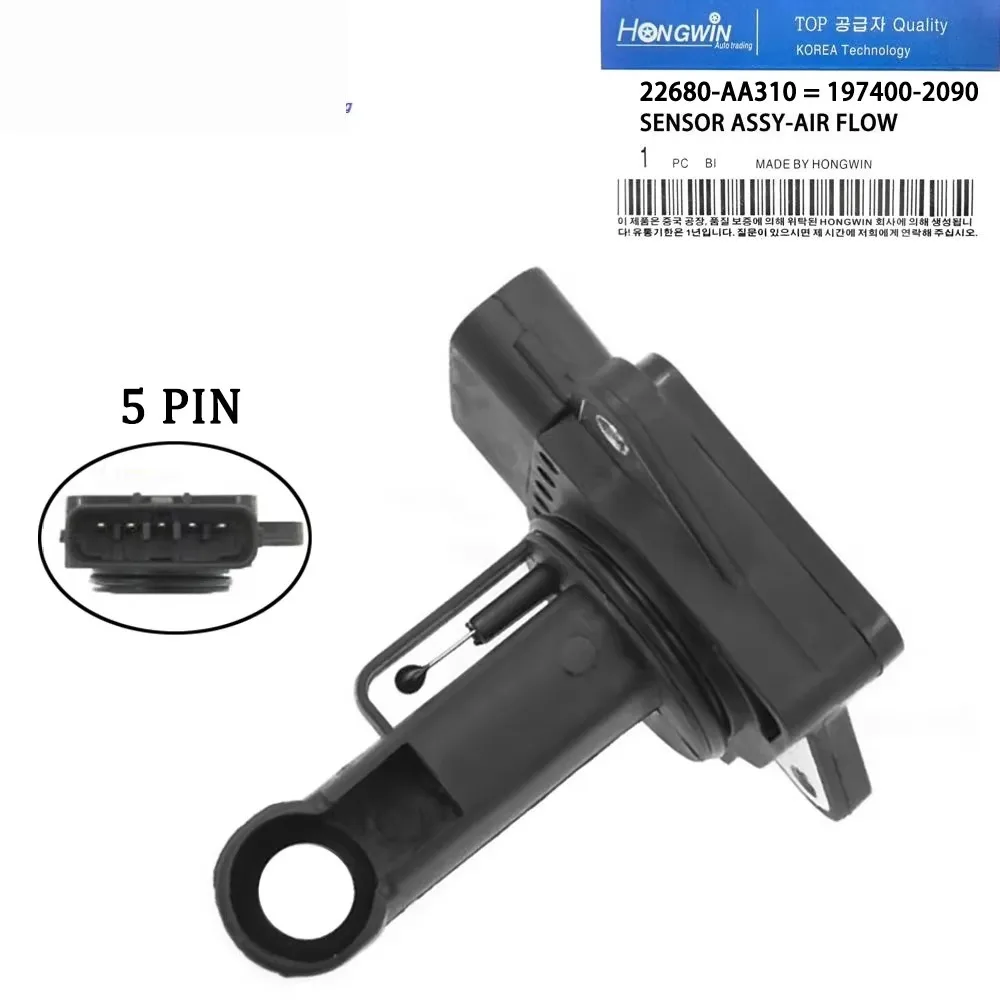 Nuevo Sensor medidor flujo aire masivo MAF para Subaru Impreza Mazda Jaguar 197400 -2170 22680AA310 1974002090 22680-AA31A 2
Nuevo Sensor medidor flujo aire masivo MAF para Subaru Impreza Mazda Jaguar 197400 -2170 22680AA310 1974002090 22680-AA31A 2