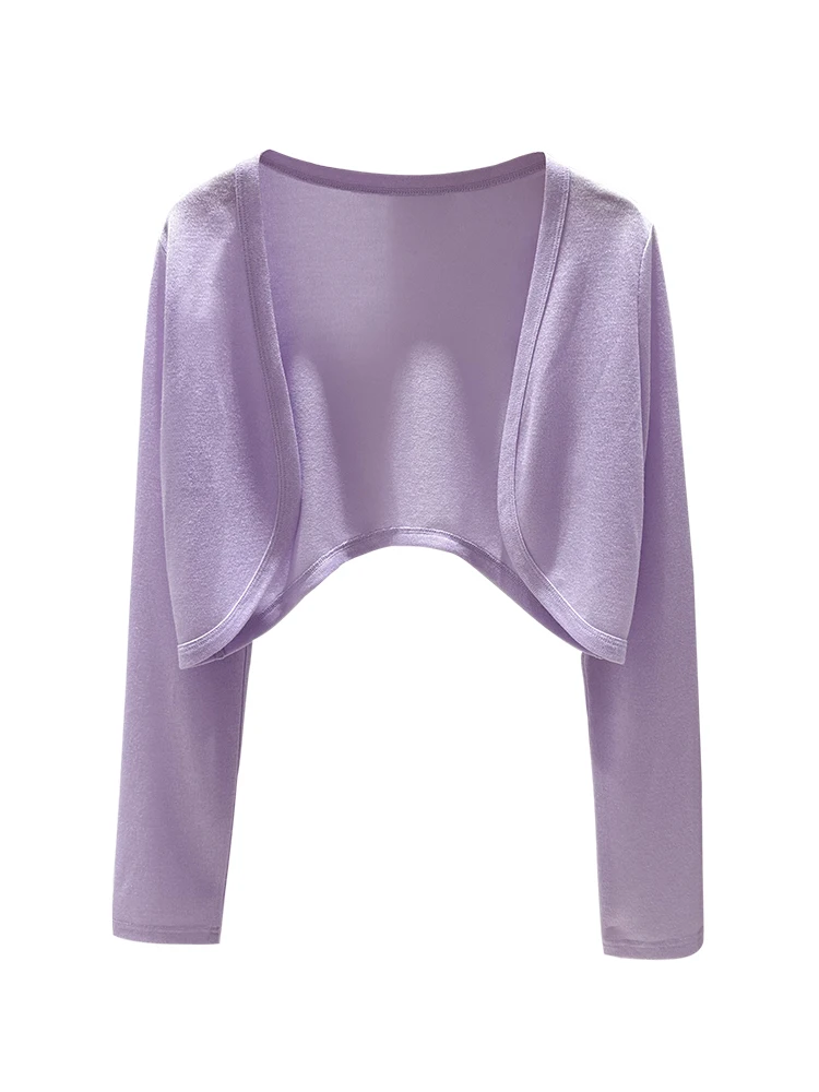 Женский летний вязаный кардиган Ele Purple Sun Protection: накидка от кондиционера, шелковистое пальто-накидка из ледяного шелка
Женский летний вязаный кардиган Ele Purple Sun Protection: накидка от кондиционера, шелковистое пальто-накидка из ледяного шелка