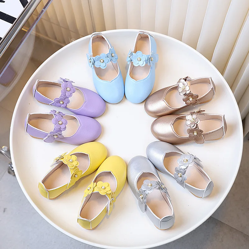 Girls Flower Princess PU Leather Shoes New Candy Color Spring Fall Soft Student Dance Shoes Kids Non Slip Princess Shoes
Girls Flower Princess PU Leather Shoes New Candy Color Spring Fall Soft Student Dance Shoes Kids Non Slip Princess Shoes