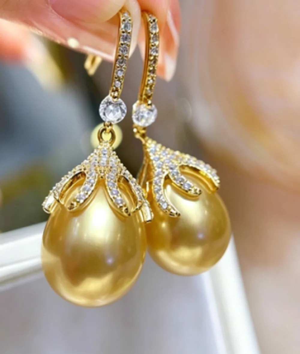 Fashion earrings AAAA-grade 11-12mm natural pearl earrings 925 pure silver hooks
Fashion earrings AAAA-grade 11-12mm natural pearl earrings 925 pure silver hooks