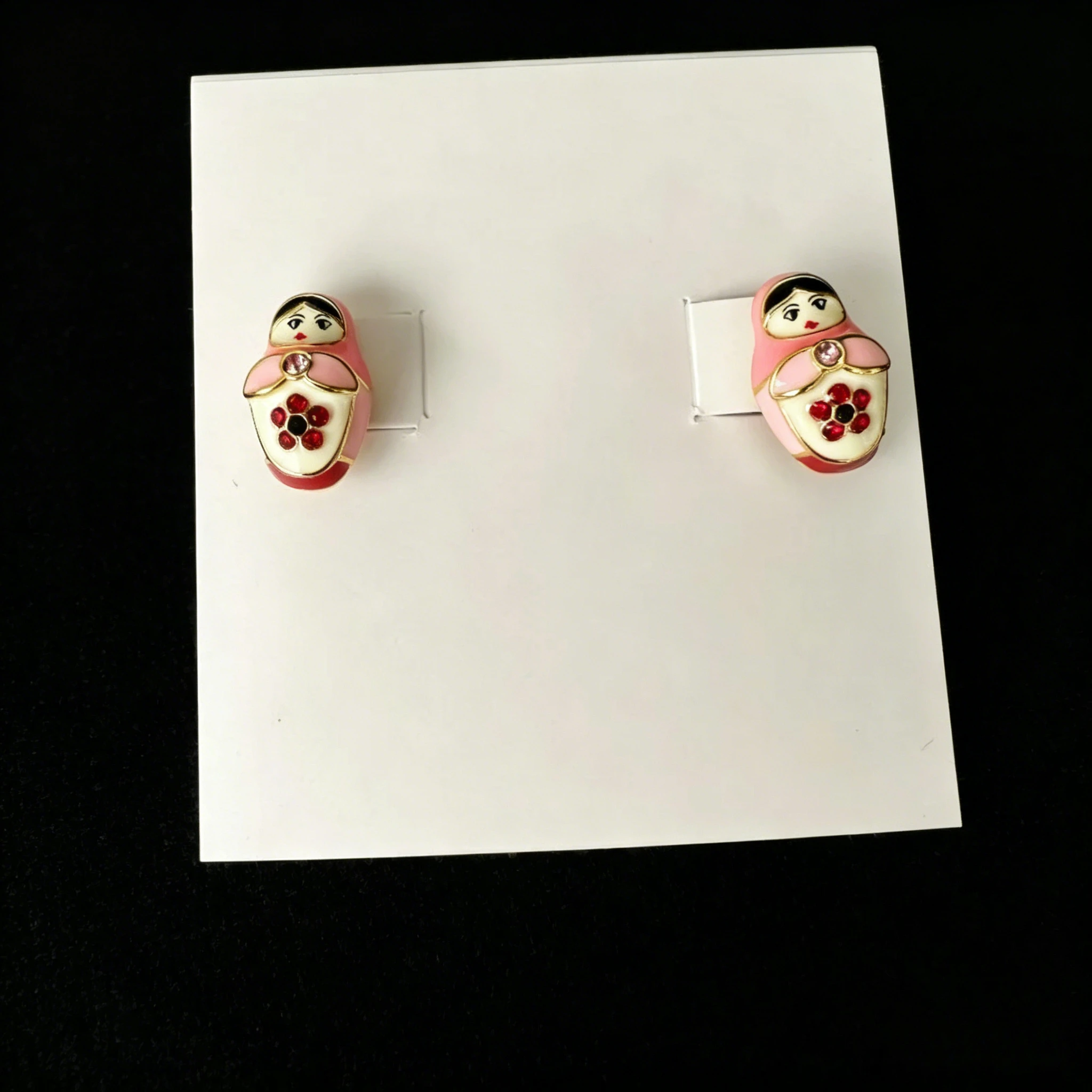VKVVA Cute Pink Enamel Matryoshka Doll Stud Earrings, Mini Lovely Pout Mouth Funny Delicate Fashion Jewelry for Women Daily Gift
VKVVA Cute Pink Enamel Matryoshka Doll Stud Earrings, Mini Lovely Pout Mouth Funny Delicate Fashion Jewelry for Women Daily Gift