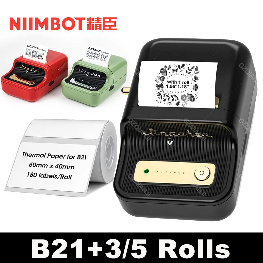 NIIMBOT B21 Беспроводная бирка, портативная ручная бирка для телефона на Android с подключением к телефону, устройство 20-50 мм
NIIMBOT B21 Беспроводная бирка, портативная ручная бирка для телефона на Android с подключением к телефону, устройство 20-50 мм