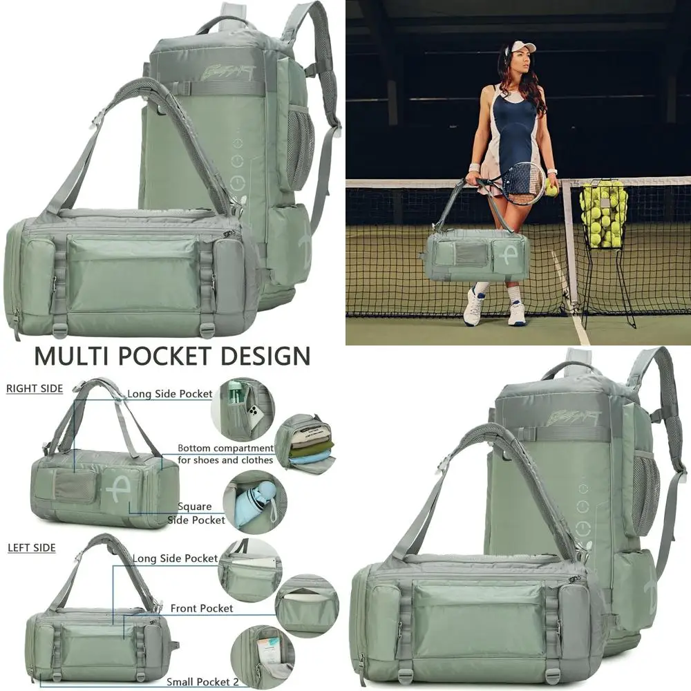 2-in-1 Convertible Gym and Travel Backpack with Shoe Compartment - 32L Waterproof, Large Capacity for Women, Ideal for Sports, H
2-in-1 Convertible Gym and Travel Backpack with Shoe Compartment - 32L Waterproof, Large Capacity for Women, Ideal for Sports, H