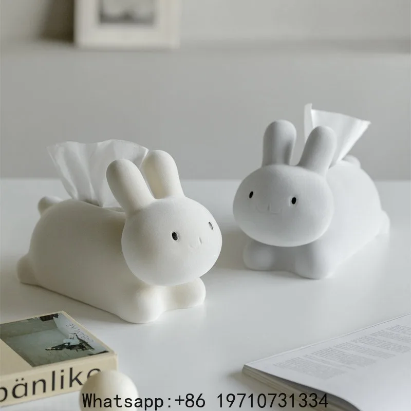 Little Rabbit Fun Tissue Box Living Room Coffee Table Dining Table Bedroom Solid Color Drawer Box Personality Cute Home Use
Little Rabbit Fun Tissue Box Living Room Coffee Table Dining Table Bedroom Solid Color Drawer Box Personality Cute Home Use