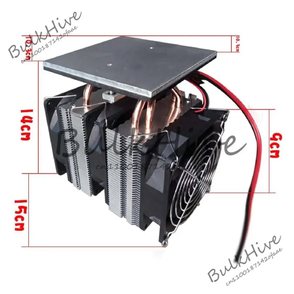 12W Cooling System Heatsink Module with Fan Cooler Bench air Conditioner DIY Mini Fridge Plate Cooling
12W Cooling System Heatsink Module with Fan Cooler Bench air Conditioner DIY Mini Fridge Plate Cooling