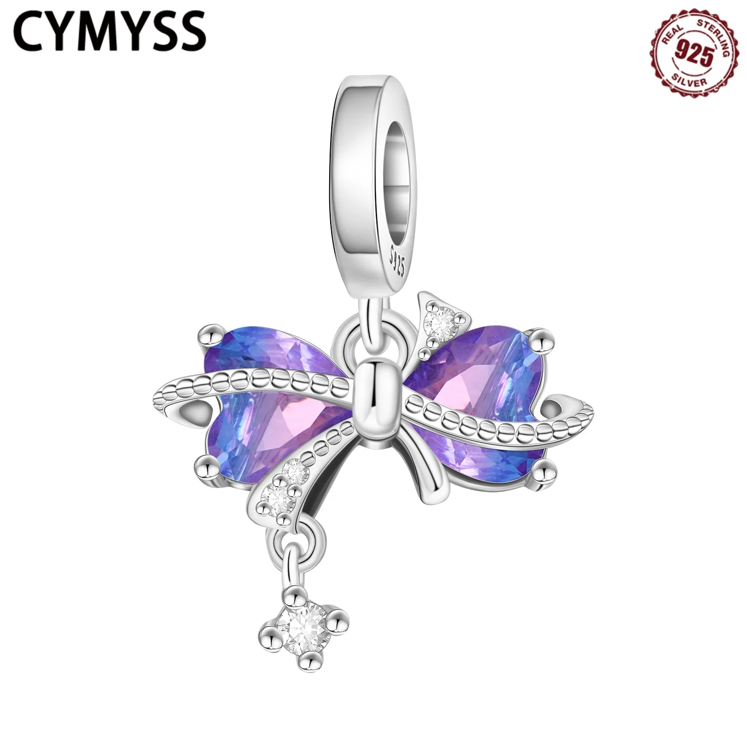 CYMYSS 2025 New 925 Pure Silver Love Bow Bead Women's Pendant Suitable For Wedding Jewelry Gifts Charm Pendant
CYMYSS 2025 New 925 Pure Silver Love Bow Bead Women's Pendant Suitable For Wedding Jewelry Gifts Charm Pendant