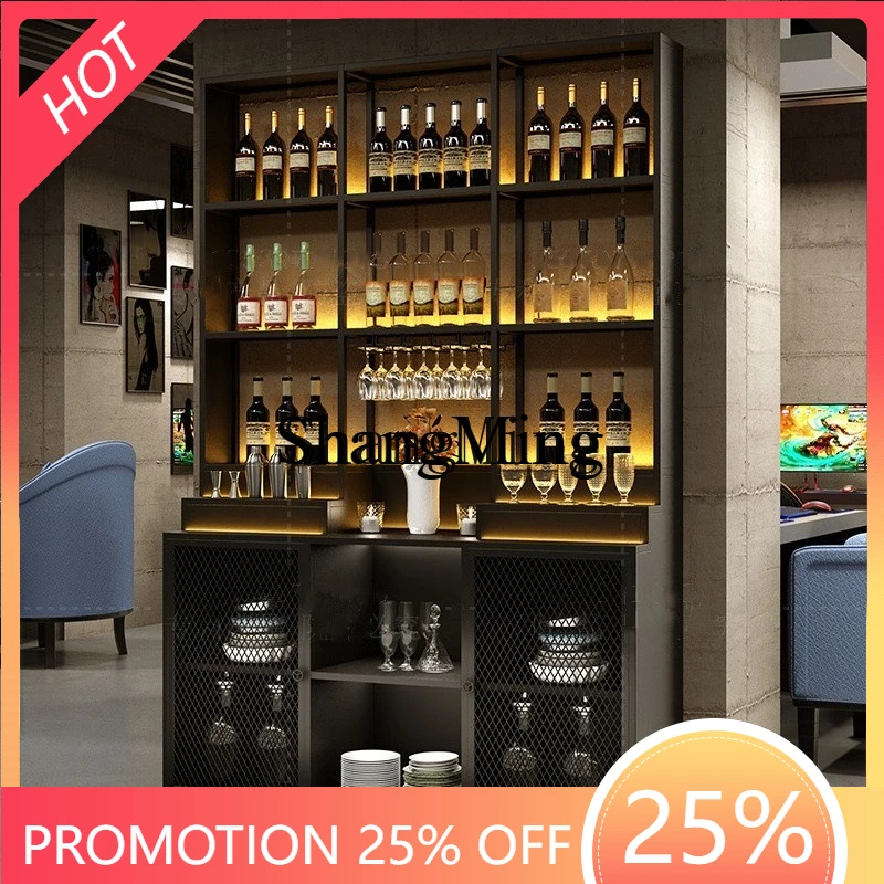 FG wine cabinet display rack Floor-to-ceiling locker Wrought iron dining side cabinet against the wall Bar Restaurant
FG wine cabinet display rack Floor-to-ceiling locker Wrought iron dining side cabinet against the wall Bar Restaurant