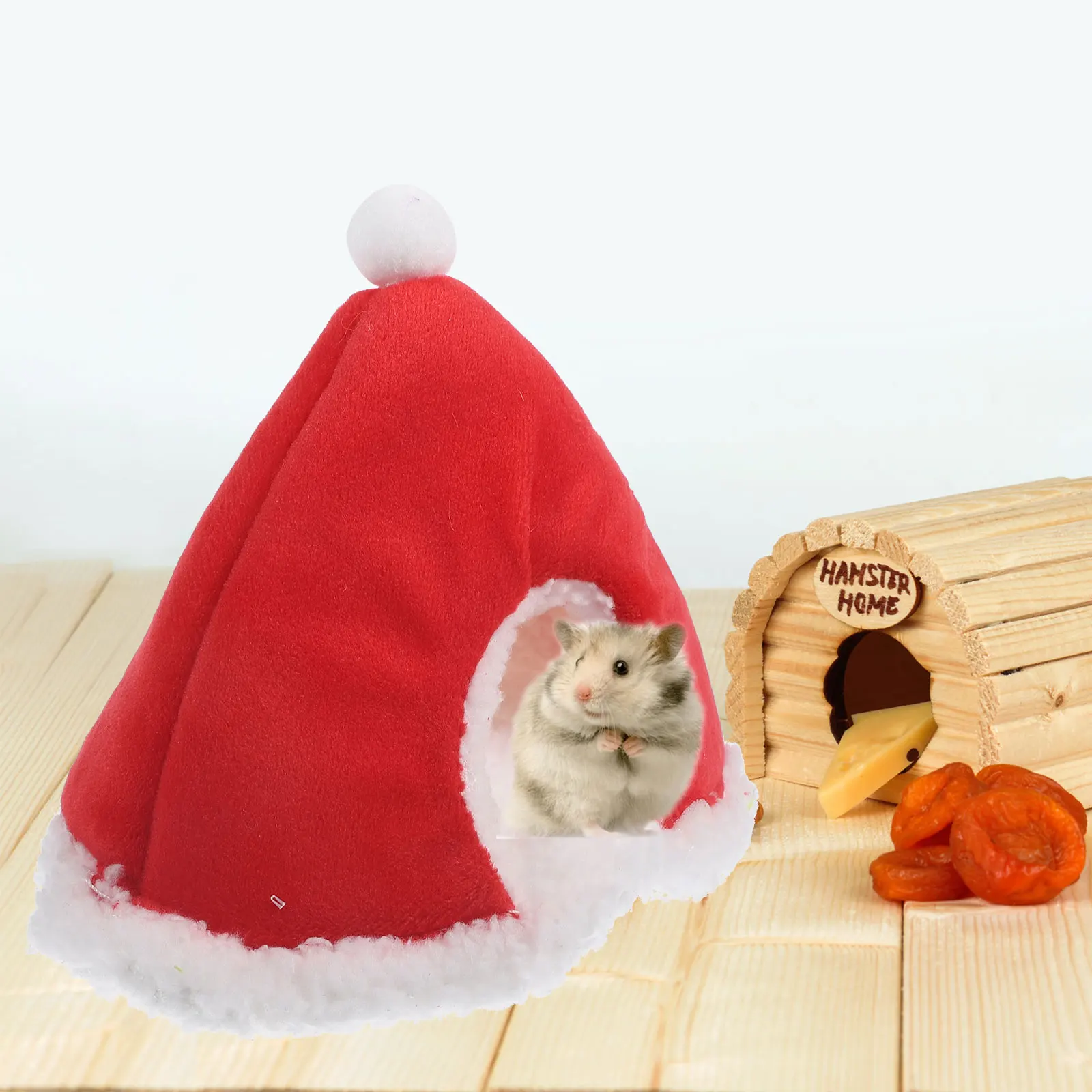 1PC Warm Cotton Nest for Hamster Christmas Bed Small Pet Hideout Red Winter Sleeping House Comfortable Cozy Tiny Animal Shelter
1PC Warm Cotton Nest for Hamster Christmas Bed Small Pet Hideout Red Winter Sleeping House Comfortable Cozy Tiny Animal Shelter