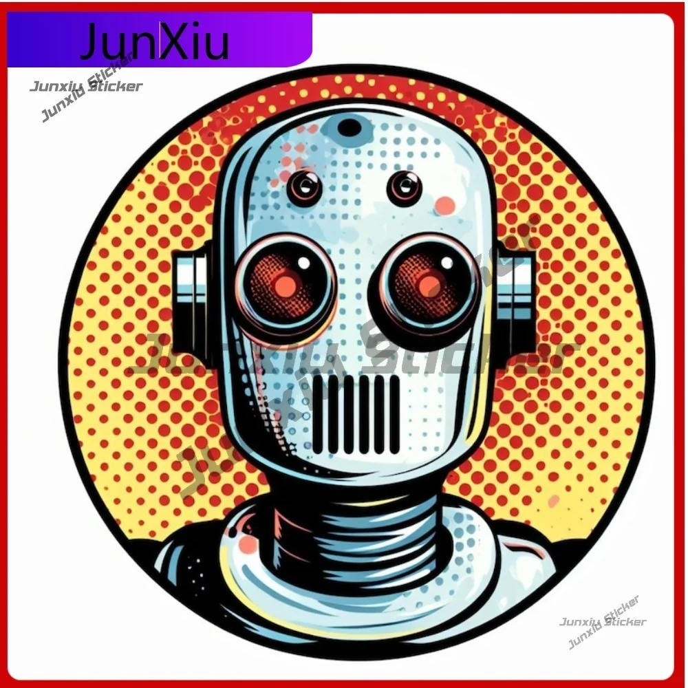 Funny Robot Sticker UV Resistant Waterproof Vinyl Decal Decoration Sunproof Exterior Stylish Surface Outdoor Vehicle
Funny Robot Sticker UV Resistant Waterproof Vinyl Decal Decoration Sunproof Exterior Stylish Surface Outdoor Vehicle