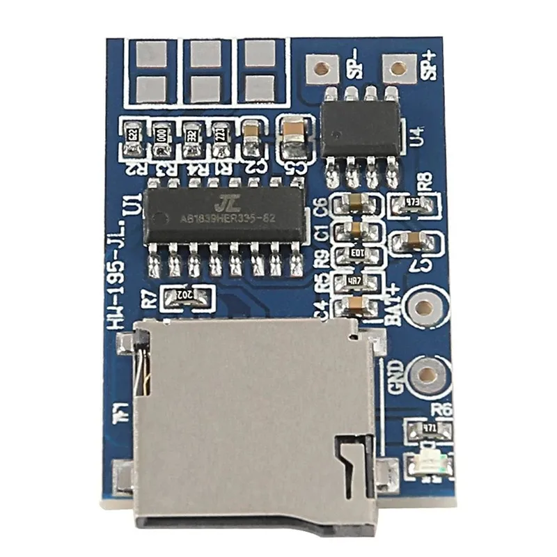 TFCardMP3Decoder Board Decoder Module3.7V 5VPower Supply Belt2WMix mono With playback
TFCardMP3Decoder Board Decoder Module3.7V 5VPower Supply Belt2WMix mono With playback