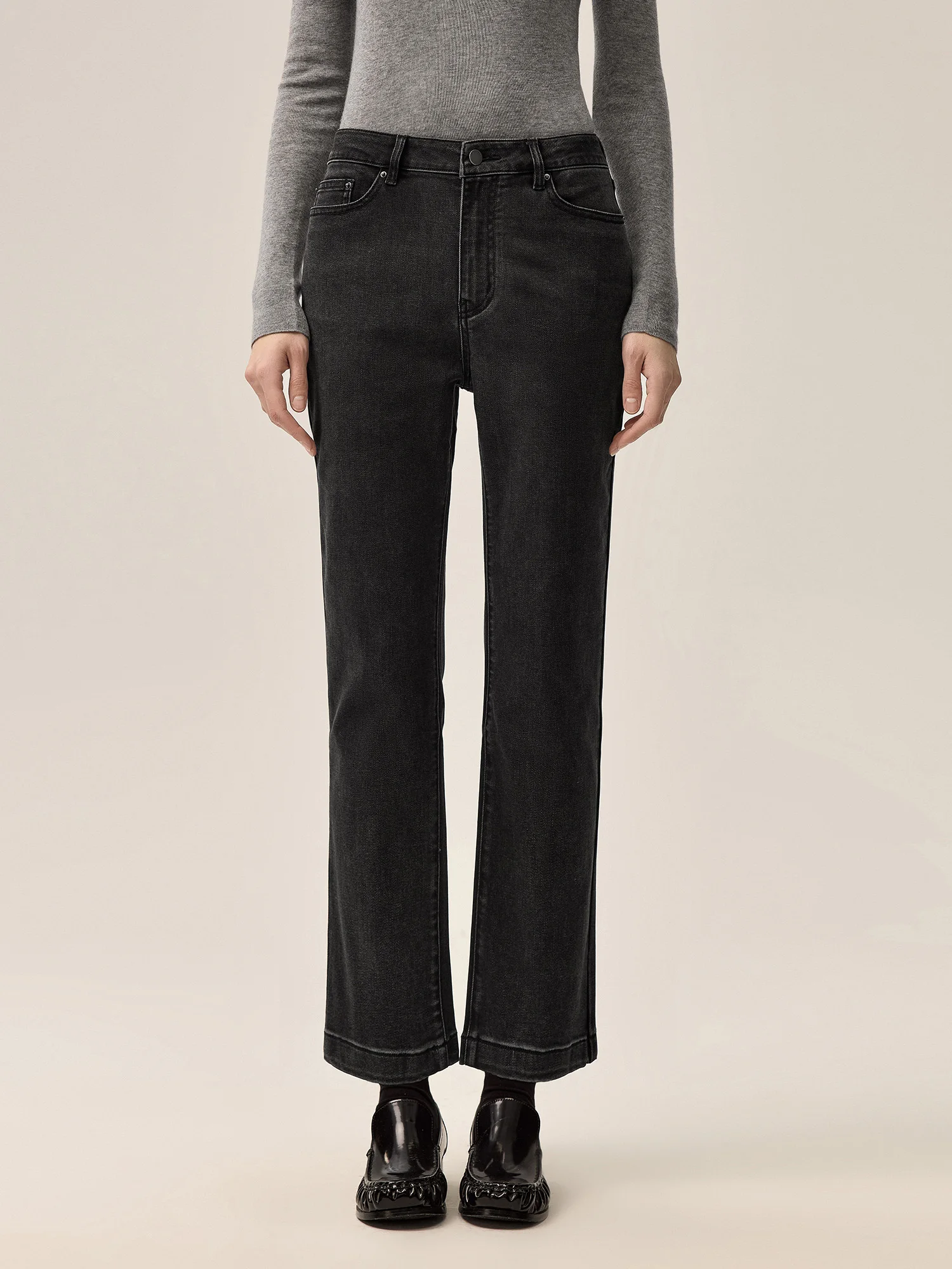 Женские джинсы Slim Fit прямого кроя, весенне-осенние, повседневные, из денима, удобные, эластичные, с высокой талией
Женские джинсы Slim Fit прямого кроя, весенне-осенние, повседневные, из денима, удобные, эластичные, с высокой талией