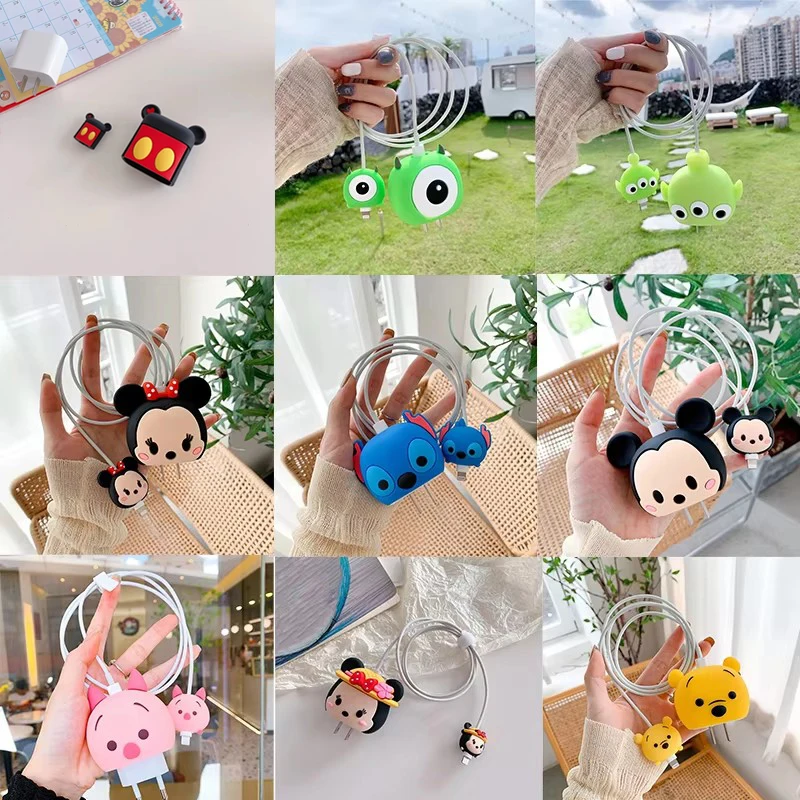 Cartoon Stitch Mickey Mouse Silicone Protector Case for IPhone Charger Cable Data Line Head Protection Cover Accessories Gifts
Cartoon Stitch Mickey Mouse Silicone Protector Case for IPhone Charger Cable Data Line Head Protection Cover Accessories Gifts