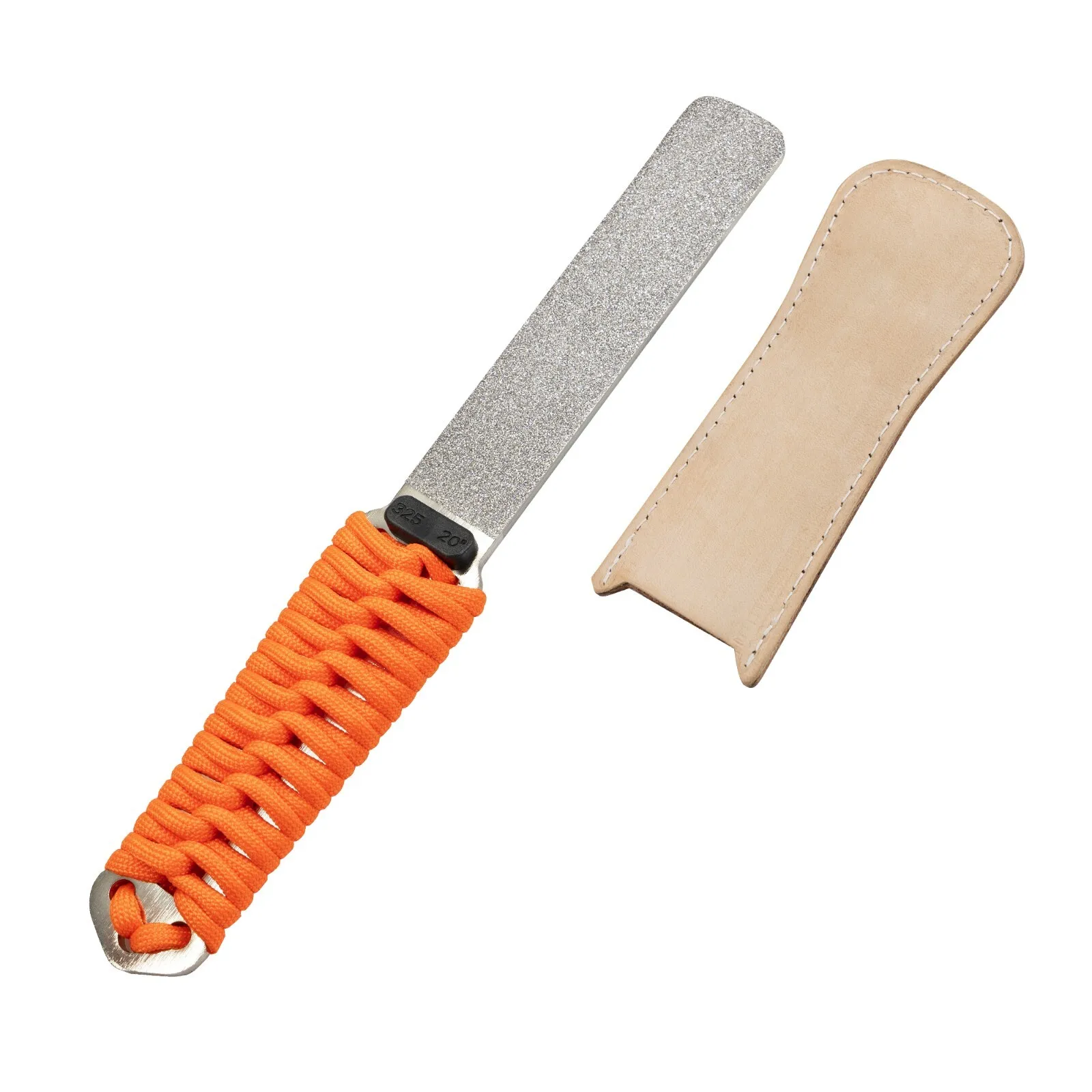 SHARPAL 325/1200# Dual-Grit Diamond Sharpening Stone with Leather Strop,Paracord
SHARPAL 325/1200# Dual-Grit Diamond Sharpening Stone with Leather Strop,Paracord