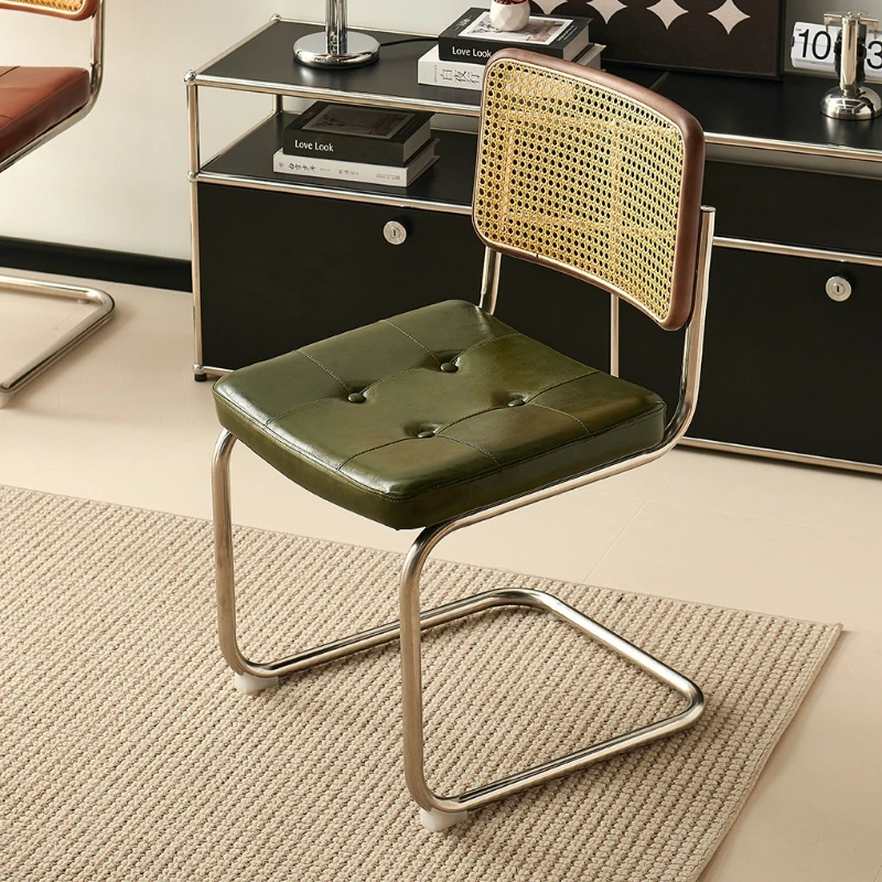 Medieval Internet celebrity dining table and chairs Log wind back rattan chair Stainless steel household dining chair
Medieval Internet celebrity dining table and chairs Log wind back rattan chair Stainless steel household dining chair