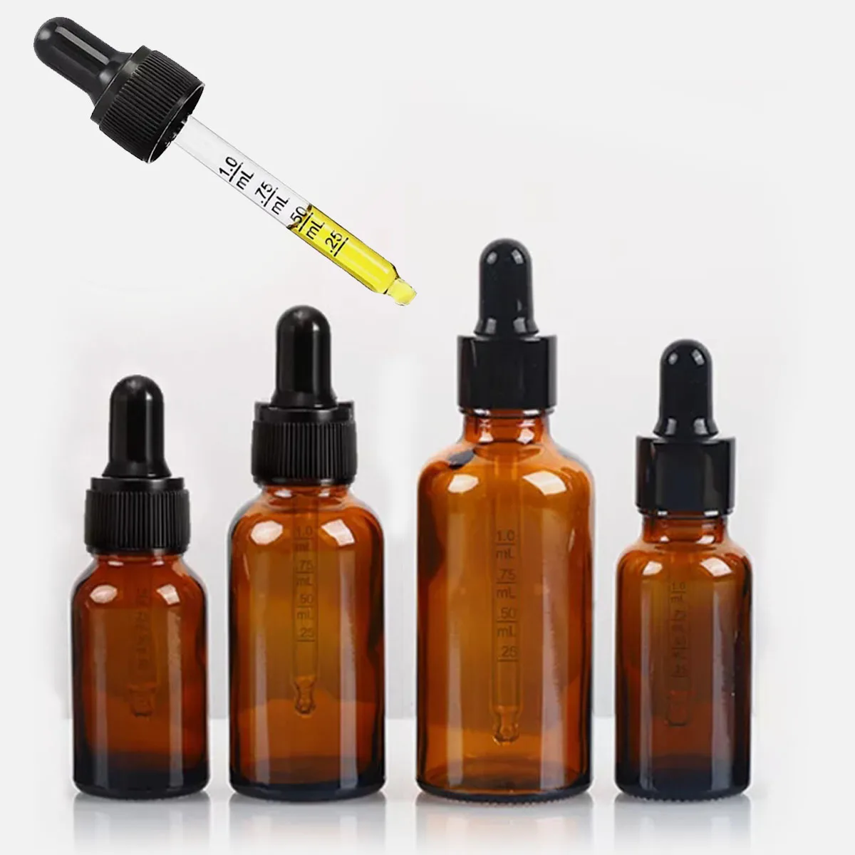 5X 10X Amber Blue Glass Dropper Bottles Graduated Dripper Tube Lids for Essential Oils Essence Eye Drop Pipettes Cap Refillable
5X 10X Amber Blue Glass Dropper Bottles Graduated Dripper Tube Lids for Essential Oils Essence Eye Drop Pipettes Cap Refillable