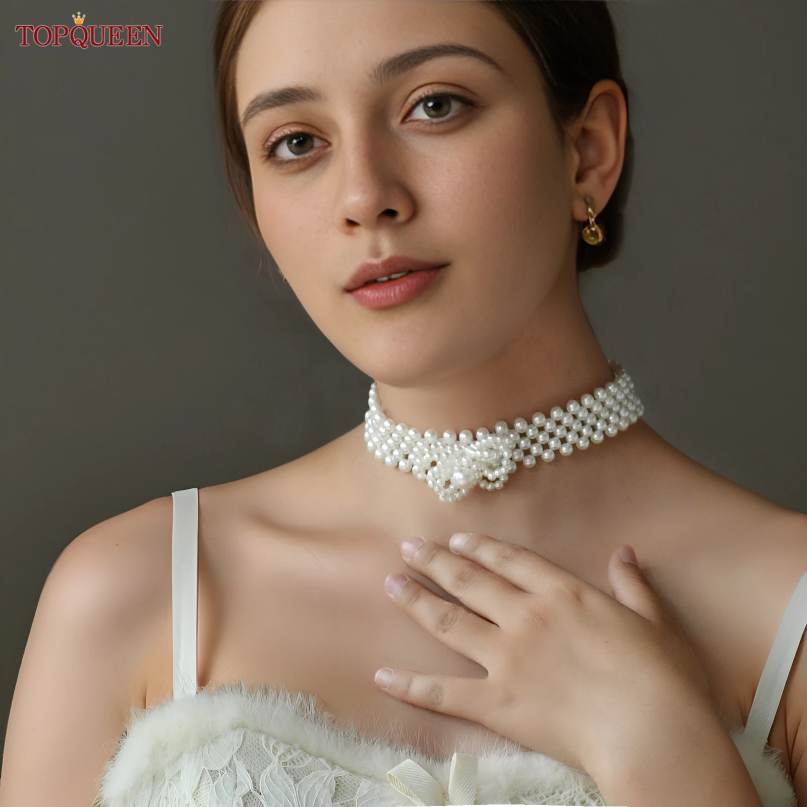 TOPQUEEN Vg77 Elegant Women'S Pearl Necklace Body Chain Sexy Diy Beaded Decorative Necklace Female Retro Customizable
TOPQUEEN Vg77 Elegant Women'S Pearl Necklace Body Chain Sexy Diy Beaded Decorative Necklace Female Retro Customizable